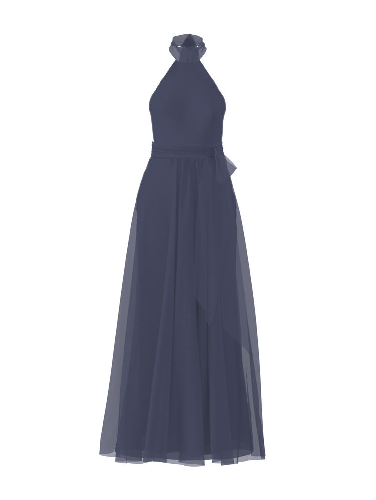Bodice(Sophia), Skirt(Justine),Belt(Sash), blue-steel, combo from Collection Bridesmaids by Amsale x You