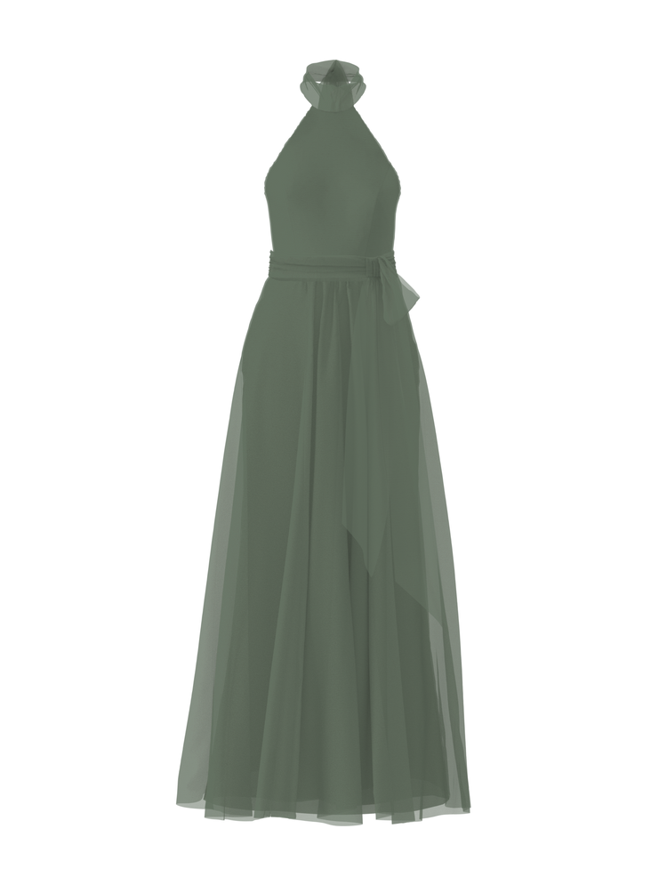 Bodice(Sophia), Skirt(Justine),Belt(Sash), olive, combo from Collection Bridesmaids by Amsale x You