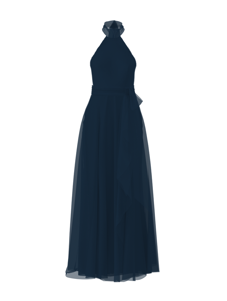 Product Bodice(Sophia), Skirt(Jaycie),Belt(Sash), navy Image