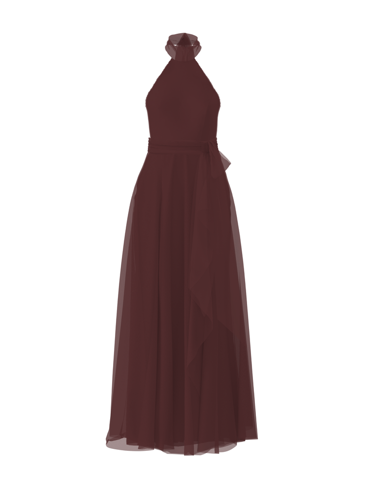 Bodice(Sophia), Skirt(Jaycie),Belt(Sash), ruby, combo from Collection Bridesmaids by Amsale x You