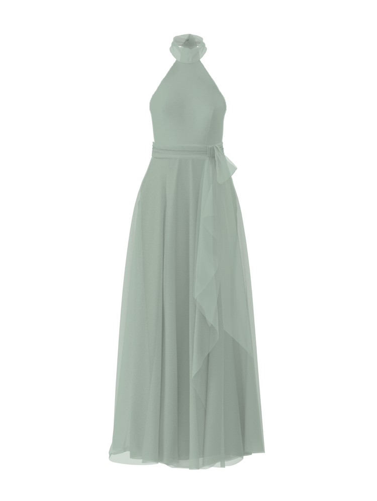 Bodice(Sophia), Skirt(Jaycie),Belt(Sash), sage, combo from Collection Bridesmaids by Amsale x You