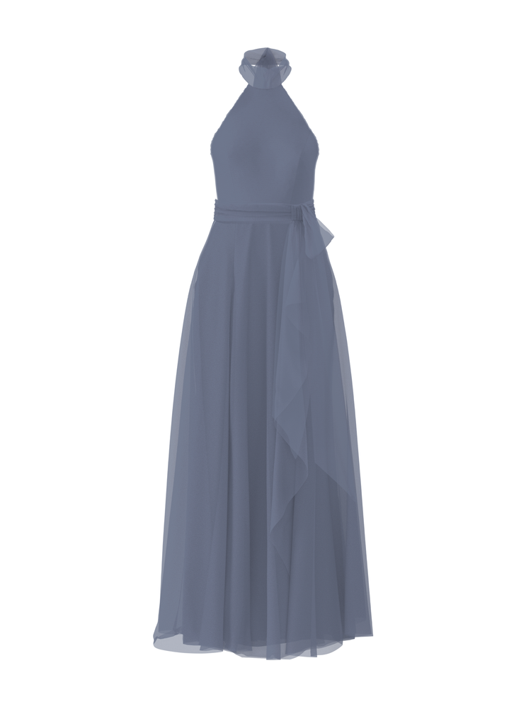 Bodice(Sophia), Skirt(Jaycie),Belt(Sash), slate, combo from Collection Bridesmaids by Amsale x You