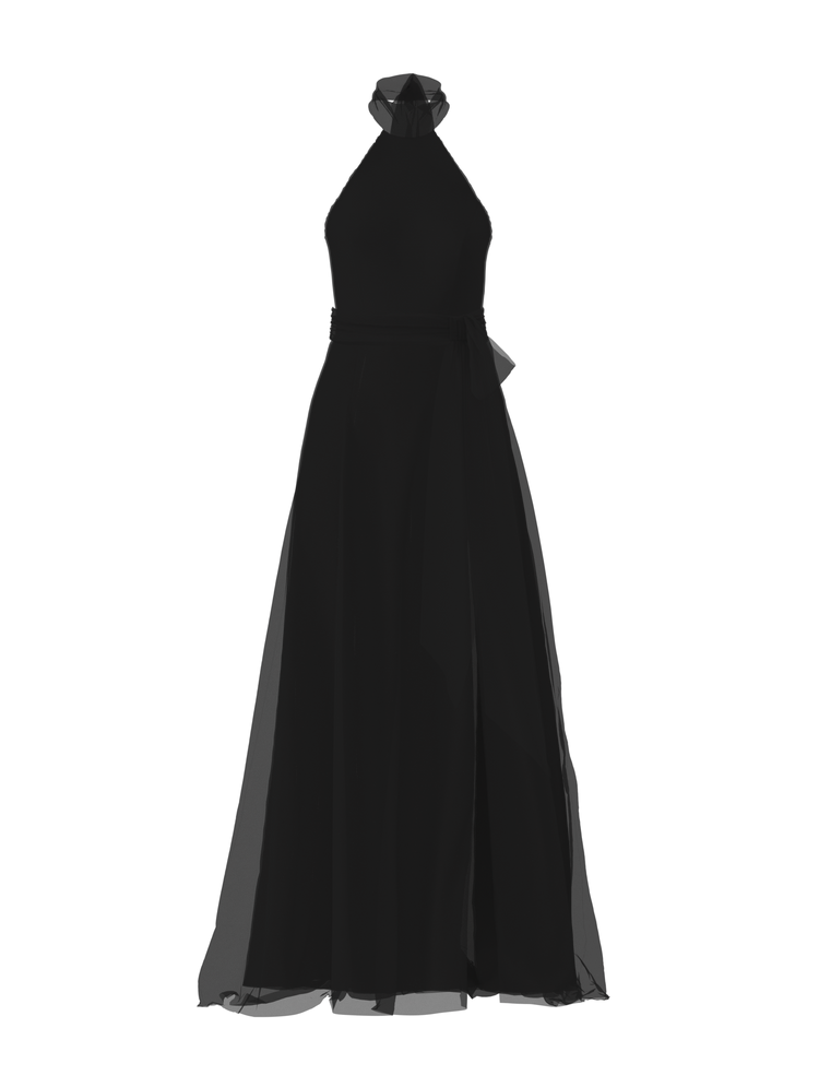 Bodice(Sophia), Skirt(Arabella),Belt(Sash), black, combo from Collection Bridesmaids by Amsale x You