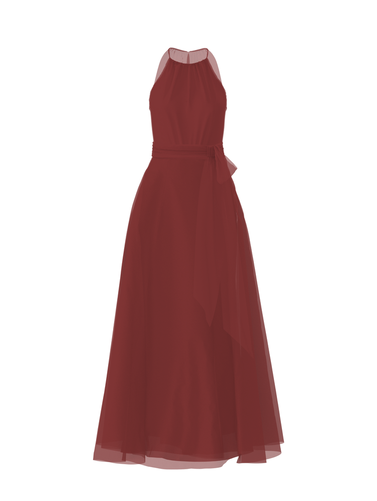 Bodice(Kyra), Skirt(Cerisa),Belt(Sash), cayenne, combo from Collection Bridesmaids by Amsale x You