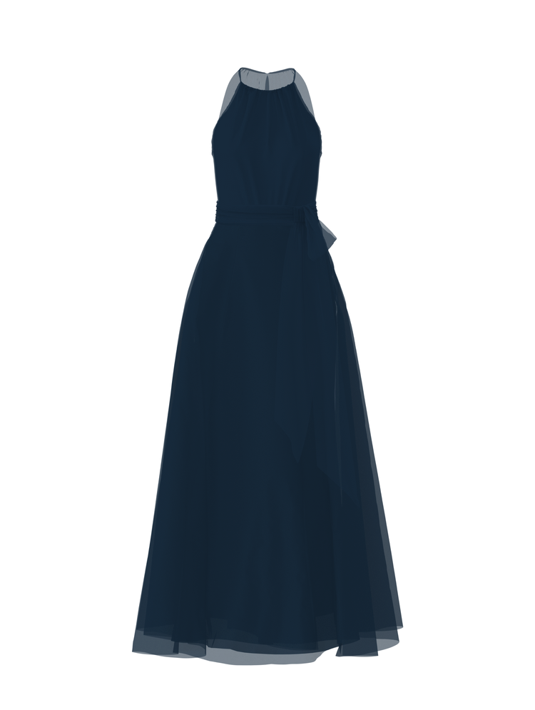 Bodice(Kyra), Skirt(Cerisa),Belt(Sash), navy, combo from Collection Bridesmaids by Amsale x You