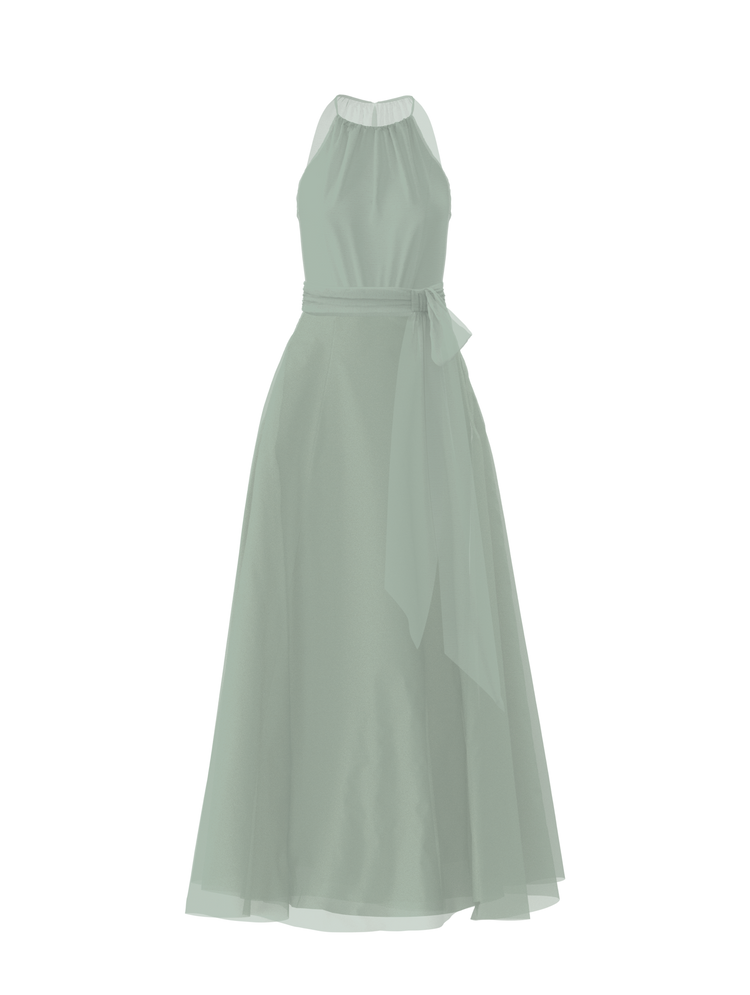 Bodice(Kyra), Skirt(Cerisa),Belt(Sash), sage, combo from Collection Bridesmaids by Amsale x You