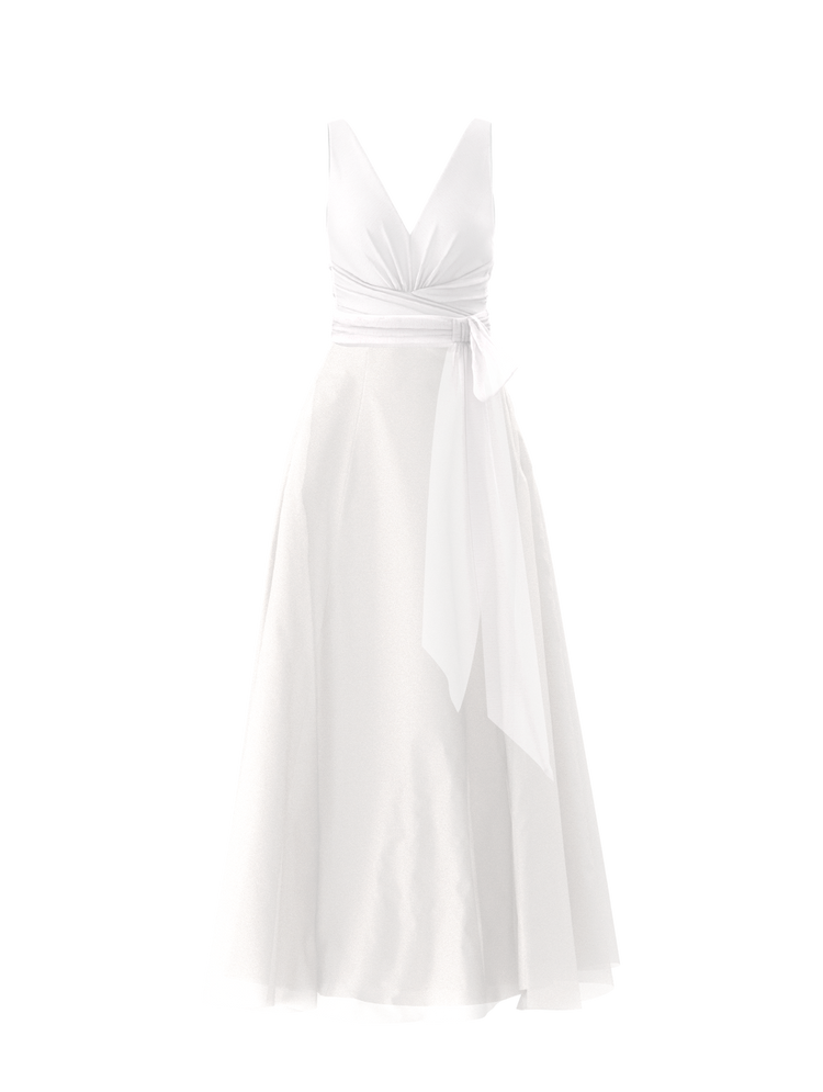Bodice(Justine), Skirt(Cerisa),Belt(Sash), white, combo from Collection Bridesmaids by Amsale x You