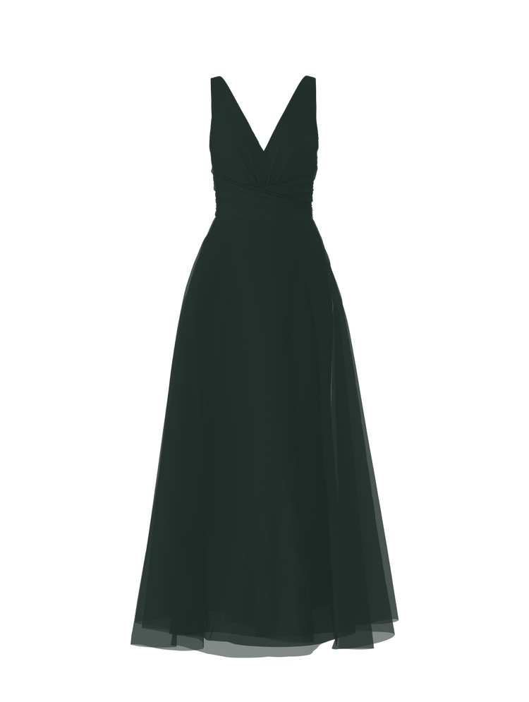 Bodice(Justine), Skirt(Cerisa), hunter, combo from Collection Bridesmaids by Amsale x You