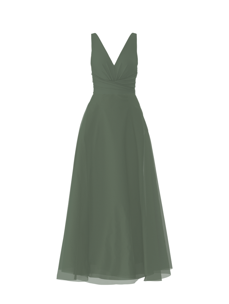 Bodice(Justine), Skirt(Cerisa), olive, combo from Collection Bridesmaids by Amsale x You