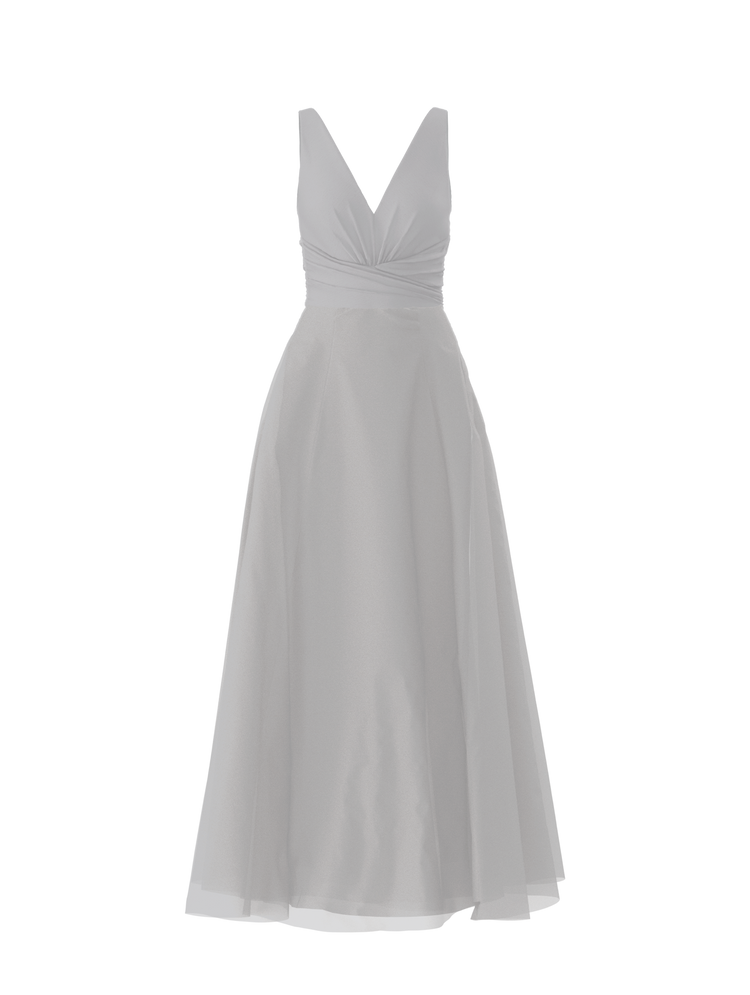 Bodice(Justine), Skirt(Cerisa),Belt(Sash), platinum, combo from Collection Bridesmaids by Amsale x You
