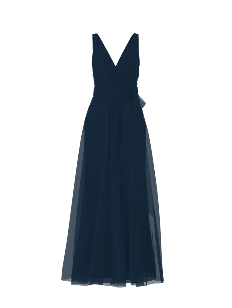 Bodice(Justine), Skirt(Justine),Belt(Sash), navy, combo from Collection Bridesmaids by Amsale x You