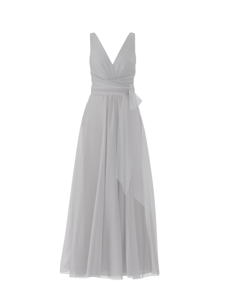 Bodice(Justine), Skirt(Justine),Belt(Sash), platinum, combo from Collection Bridesmaids by Amsale x You