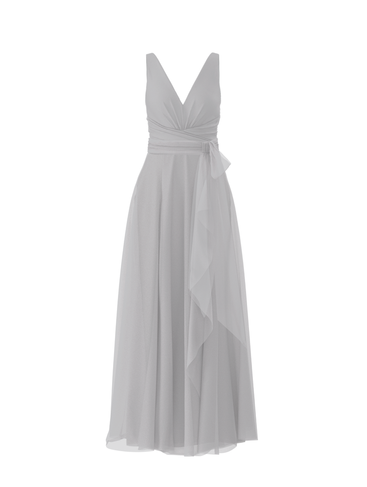Bodice(Justine), Skirt(Jaycie),Belt(Sash), platinum, combo from Collection Bridesmaids by Amsale x You