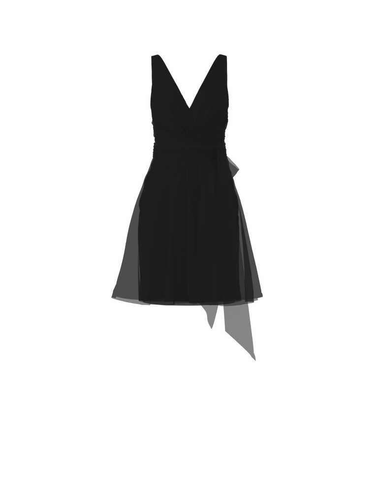 Product Bodice(Justine), Skirt(Carla),Belt(Sash), black Image