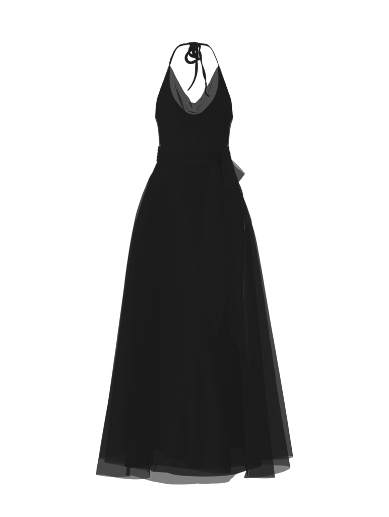 Product Bodice(Daryn), Skirt(Cerisa),Belt(Sash), black Image