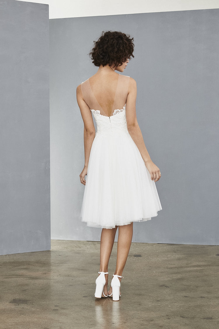 LW137 - Soft Tulle Dress - Ivory, dress by color from Collection Little White Dress by Amsale